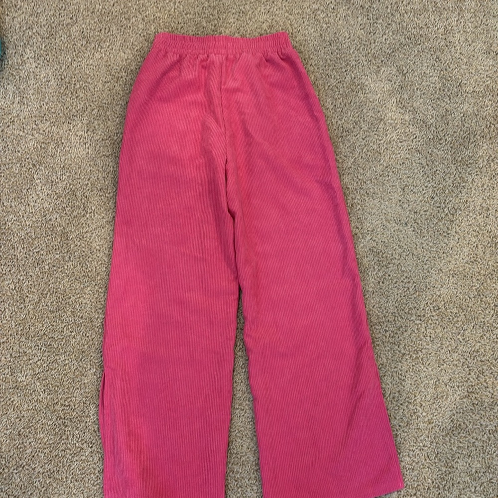 Pink pull on pants - Picture 3 of 3